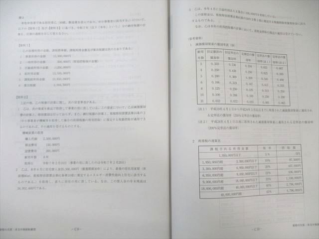 資格の大原 税理士講座 第1～4回 実力判定公開模擬試験 所得税法 【計4回分】 2025年合格目標 未使用品 018S4D