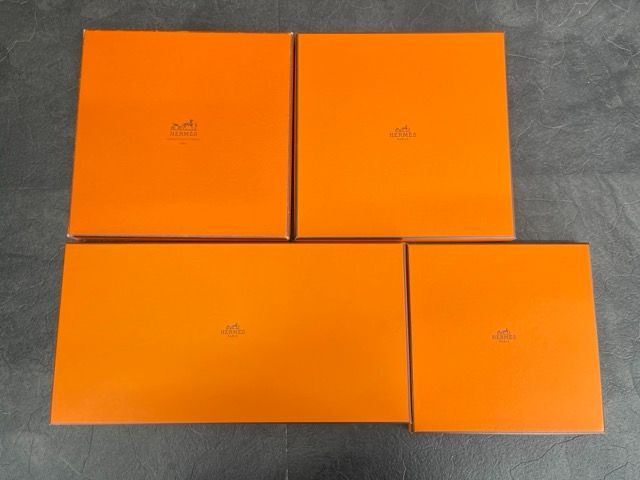15 美品　HERMES　エルメス　オレンジ　空箱　化粧箱　単品 ⑳ 美品 HERMES エルメス オレンジ 空箱 化粧箱 9個セット ⑳ 美品