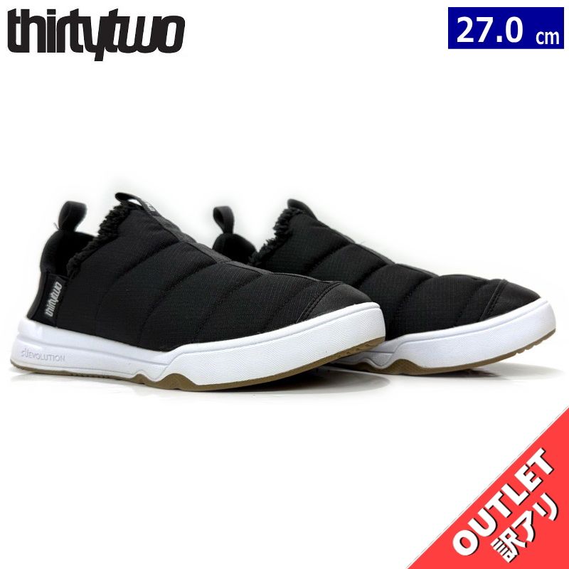 OUTLET 24-25 THIRTYTWO THE LOUNGER BLACK WHITE 27cm サーティーツー ラウンジャー メンズ スノーボードブーツ 日本