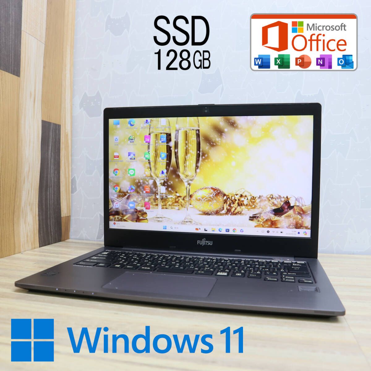 ☆中古PC 高性能4世代i5！新品SSD128GB☆U904/H Core i5-4300U Web 