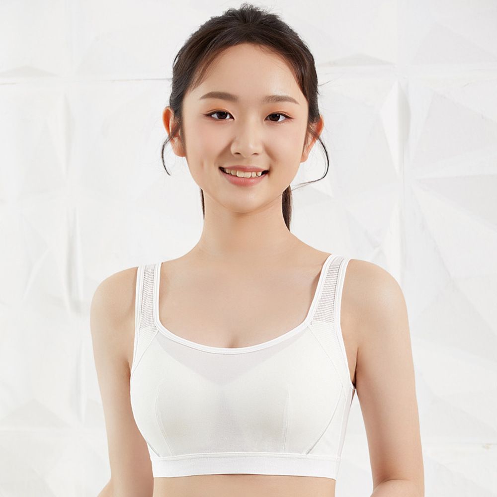 ジュニアブラ ☆ ジュニア ブラ pmyjbra001 ジュニア ブラ ブラジャー スポーツブラ ファーストブラ ジュニアブラ ノンワイヤー 胸パッド パット 下着  肌着 インナー シンプル 女の子 女子 ジュニア用 キッズ 中学生 小学生（☆ ホワイト ☆ M(75) ☆ ジュニアブラジャー pmyjubra02  ...