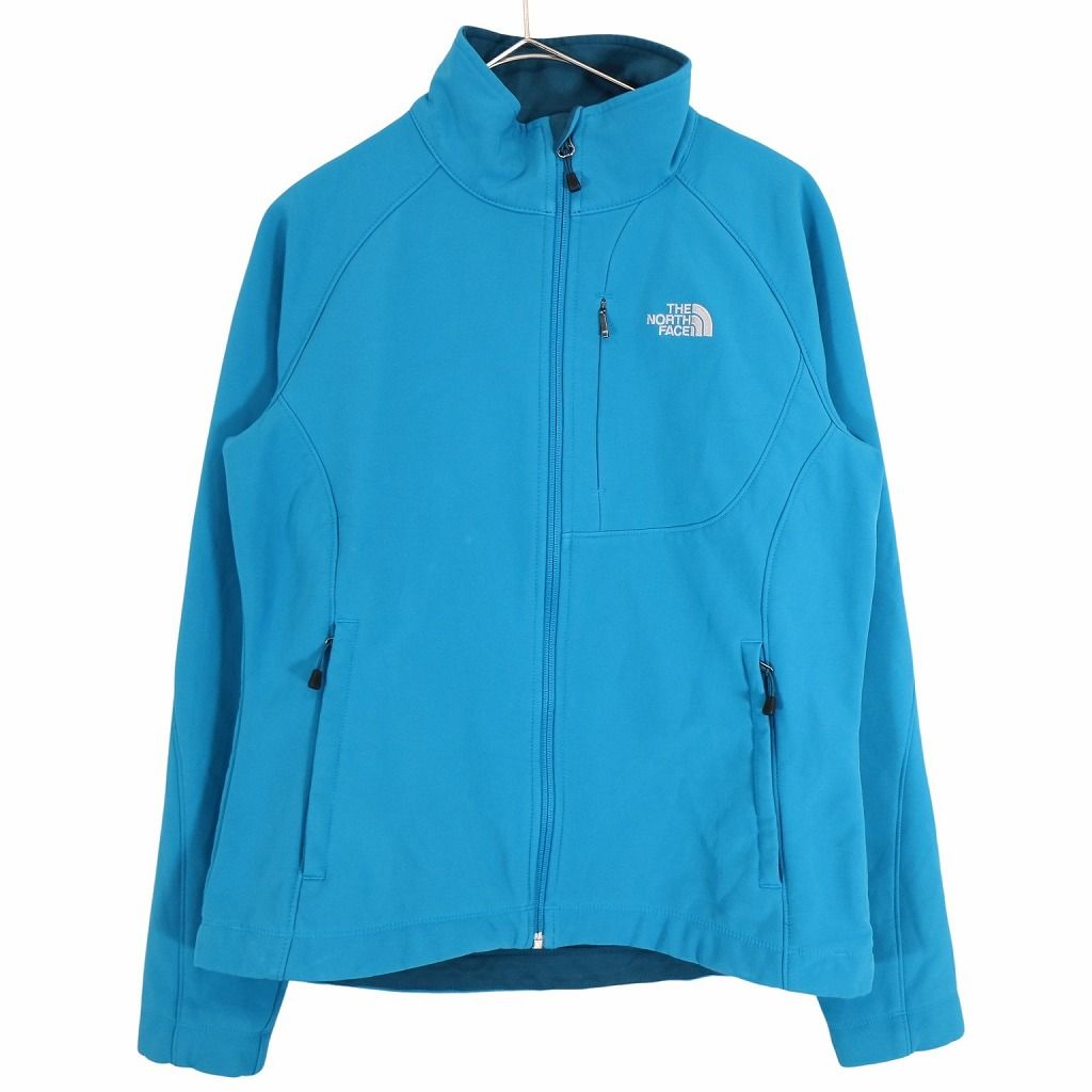 THE NORTH FACE ノースフェイス ソフトシェルジャケット アウトドア キャンプ アウター 防寒 登山 ブルー (レディース M) 中古  古着 O3050 - メルカリ