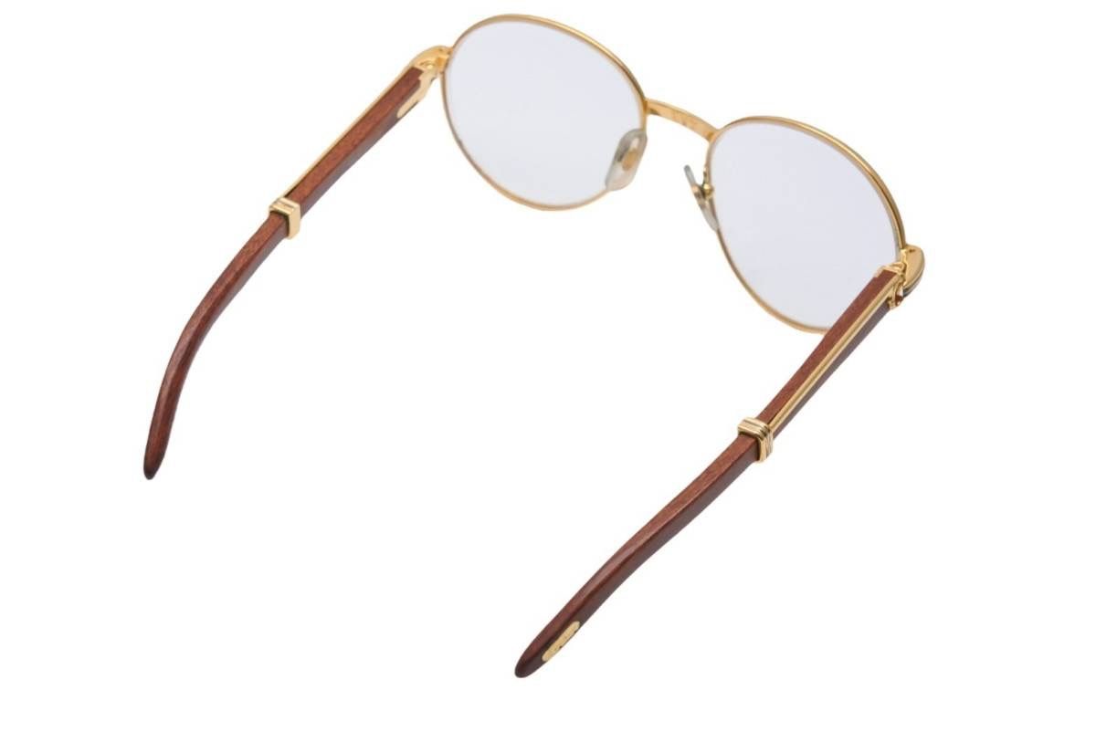 Cartier カルティエ メガネ 眼鏡 ウッド テンプル サングラス