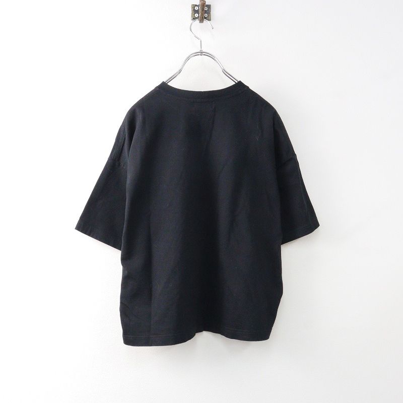 アトリエナルセ　バスクコットン　カットソー【ブラック】 atelier naruse アトリエナルセ バスクコットンカットソー（長袖