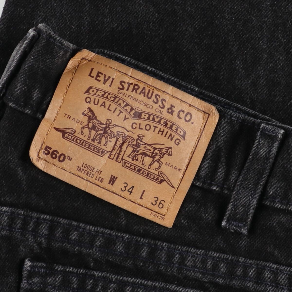 古着 90年代 リーバイス Levi's 560 LOOSE FIT TAPERED LEG オレンジ