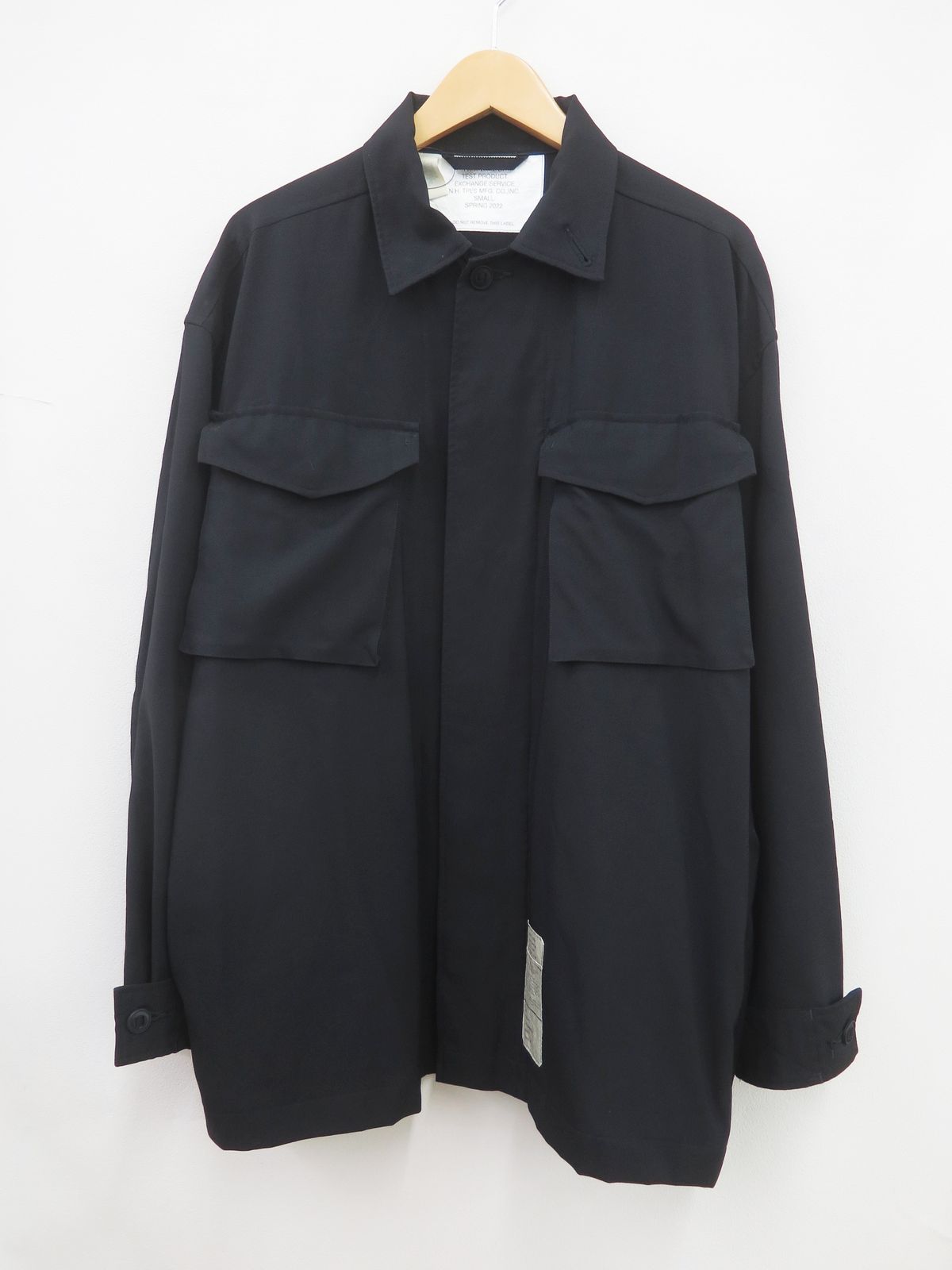 N.HOOLYWOOD エヌハリウッド 9221-BL05-005 22SS コンバットシャツ S