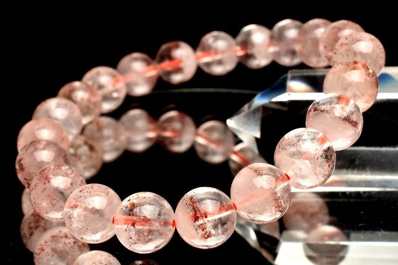 1点物】煌めき内包！ ストロベリークォーツ(レピドクロサイトイン