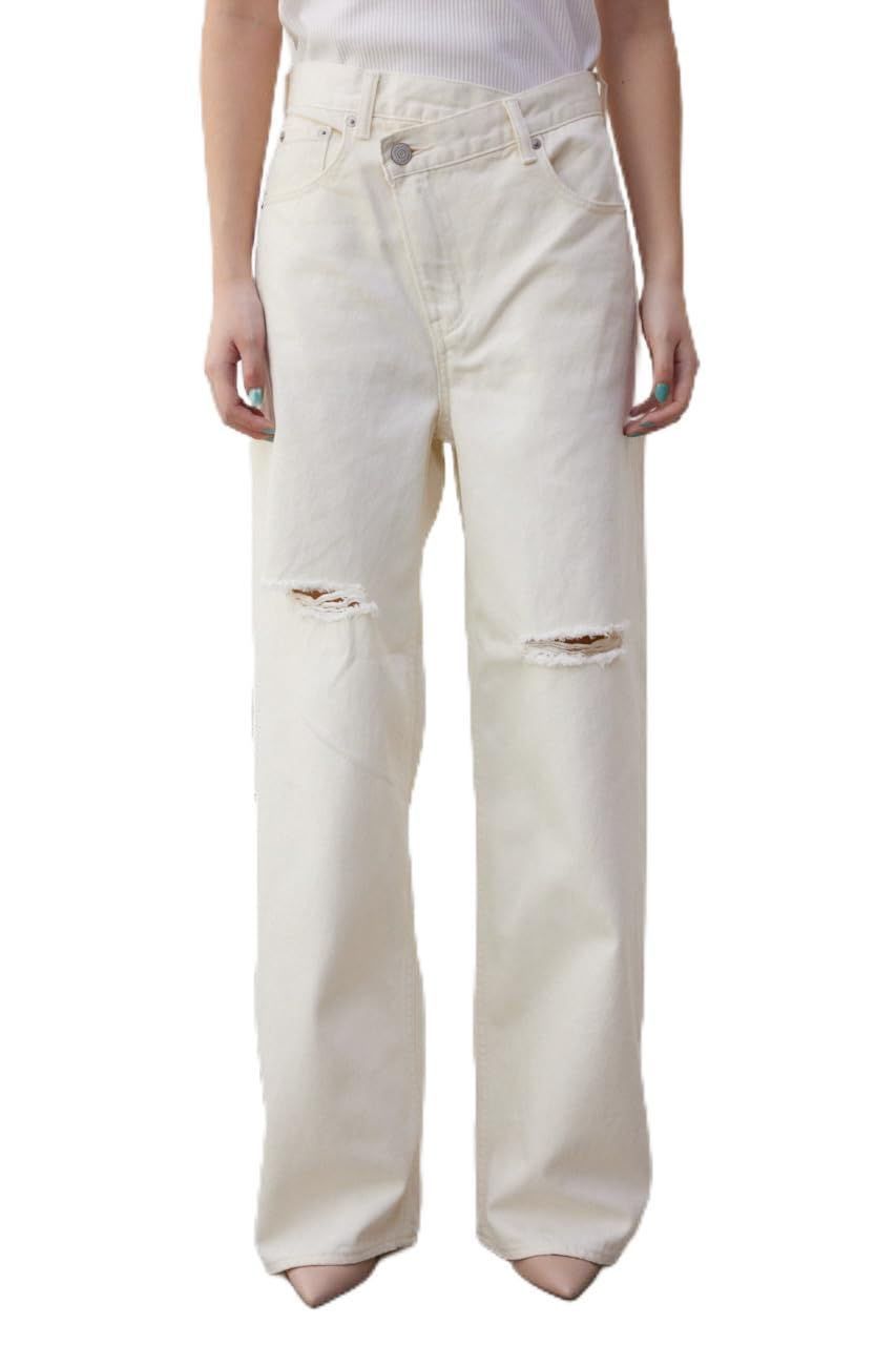 M_IVOY アズールバイマウジー AZUL DENIM ダメージ ラップ デニム レディース 250HSG11-399C M IVOY