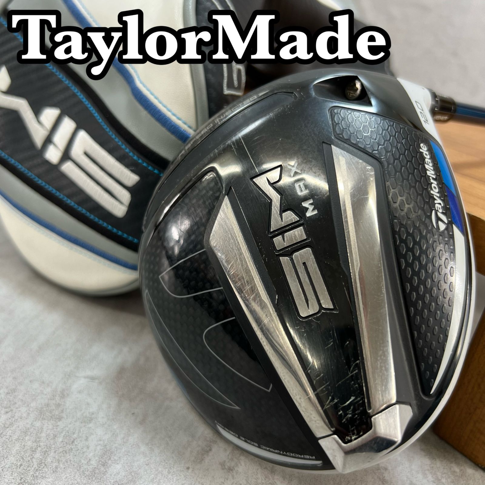 TaylorMade - TaylorMade　テーラーメイド　SiM　MAX　シムマックス　メンズゴルフドライバー　カーボン　R　12.0°　右利き用　DR　ヘッドカバー TaylorMade テーラーメイド SiM MAX シムマックス メンズゴルフ