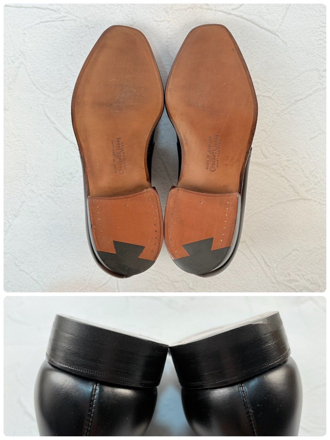 【良品】クロケットアンドジョーンズ グッドウッド プレーン 外羽根 黒 6 極美品】Crockett&Jones クロケットアンドジョーンズ GOODWOOD