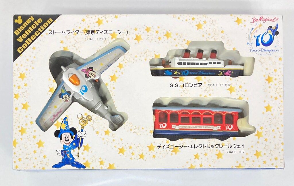 タカラトミー トミカDisney Vehicle Collection ディズニーシー10周年3台セット