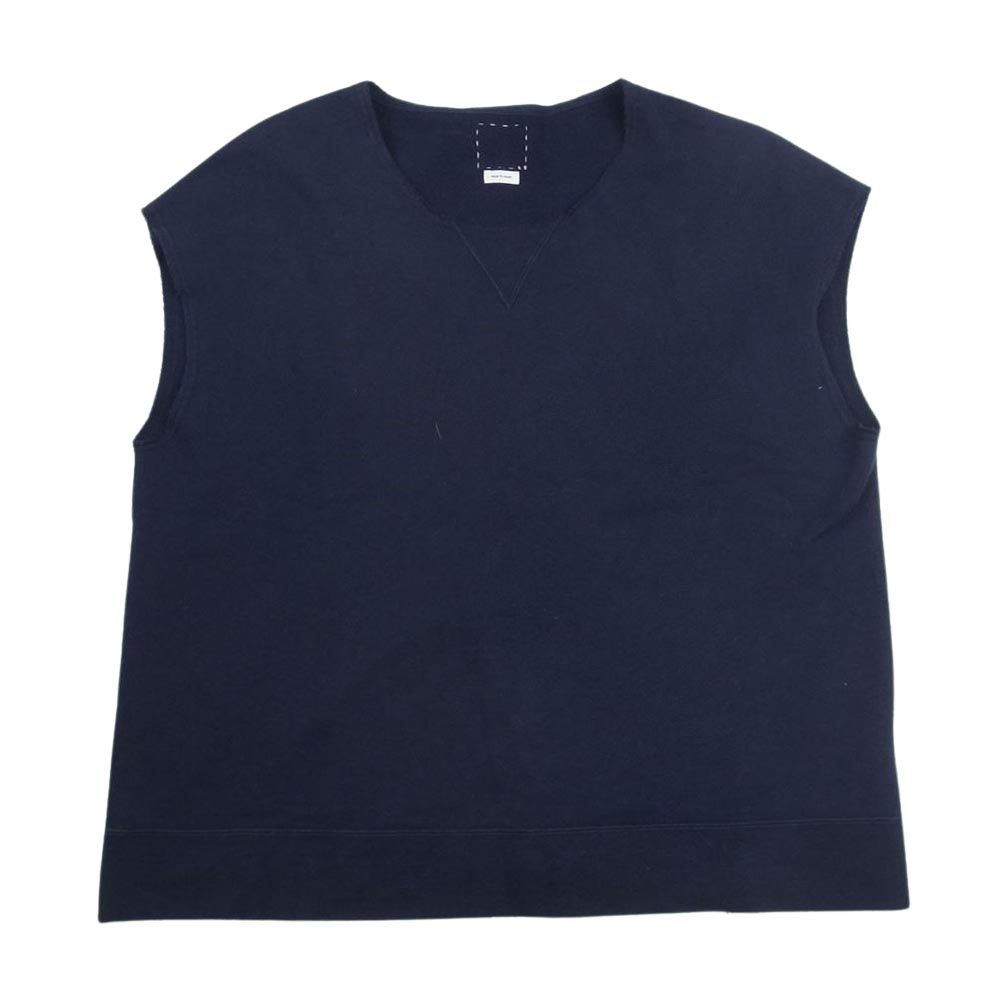 VISVIM ビズビム 22SS 0122105010009 MONDO SWEAT S/L U.D. ノースリーブ スウェット ネイビー系 2【中古】