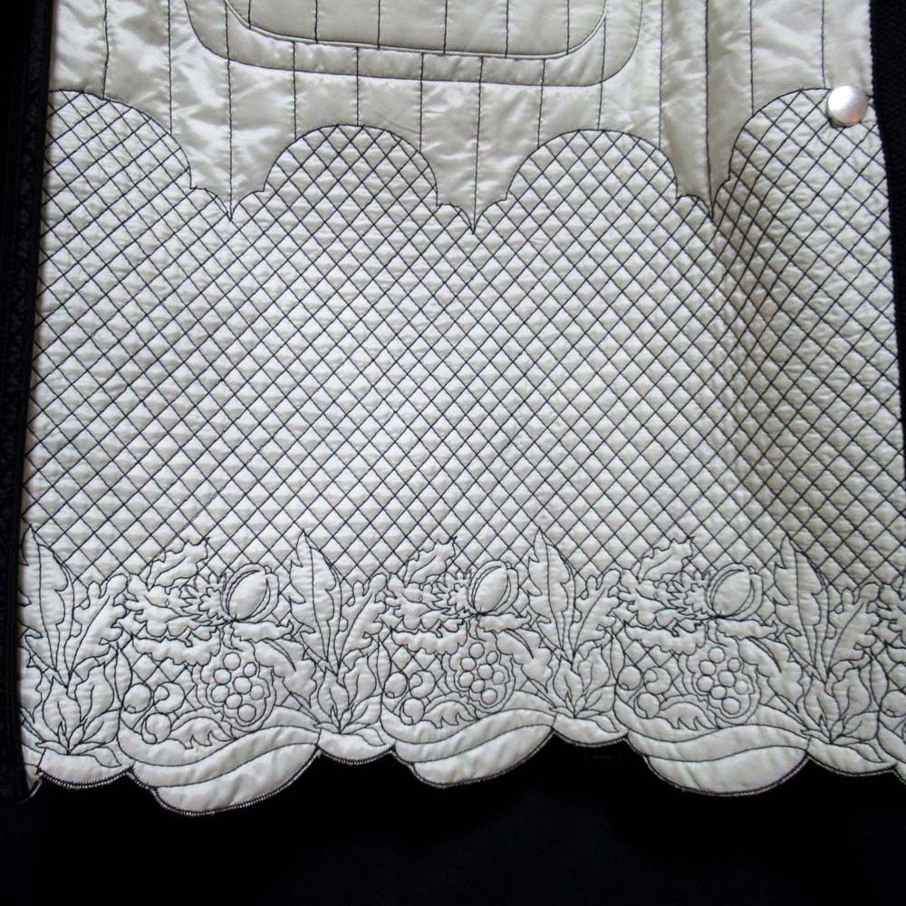 新品同様 24AW FUMIE TANAKA フミエタナカ mix quilt rever co