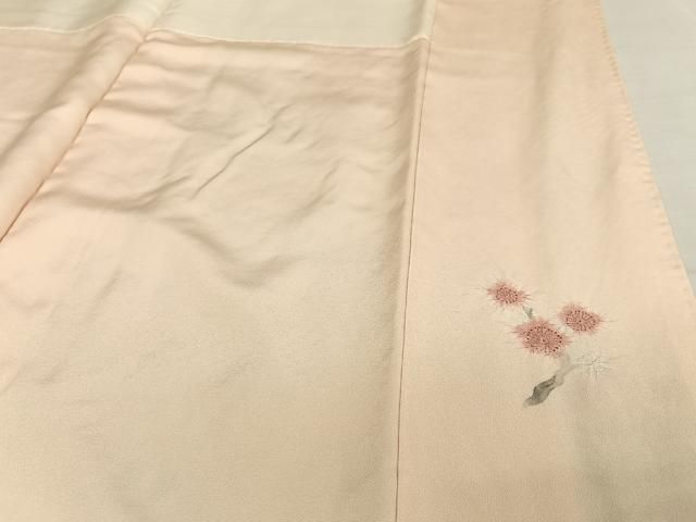 平和屋着物○十日町 名門 滝泰謹製 訪問着 絞り 梅松文 暈し染め 金彩