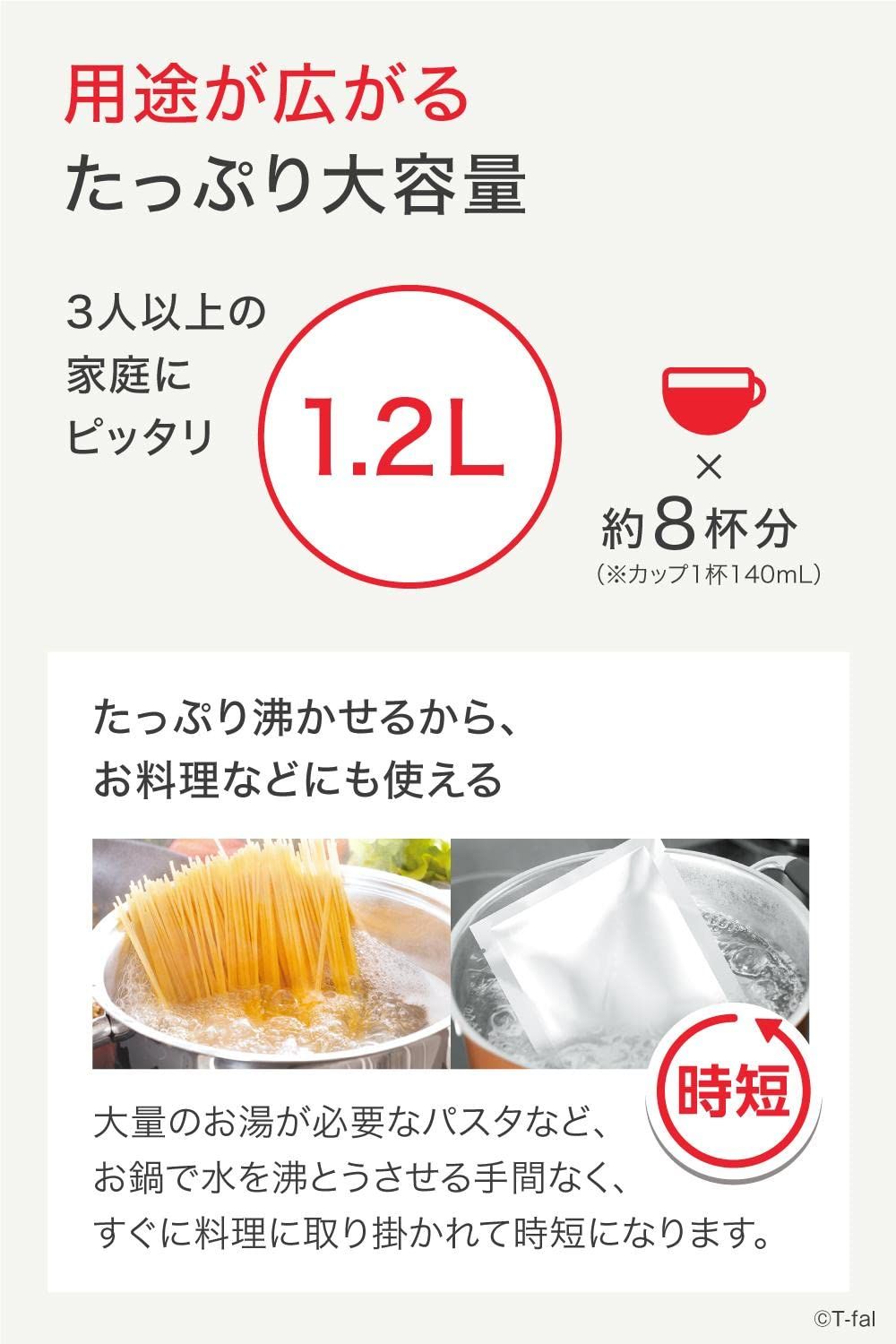 電気ケトル 1.2L