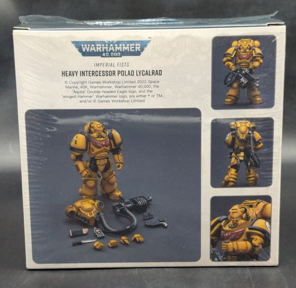 JOYTOY WARHAMMER40 000 IMPERIAL FISTS POLAD LYCALRAD HEAVY INTERCESSOR