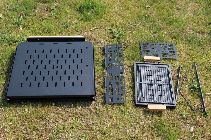 CHANODUG OUTDOOR バーベキューアイアンテーブル FX-7165ver2 アイアン