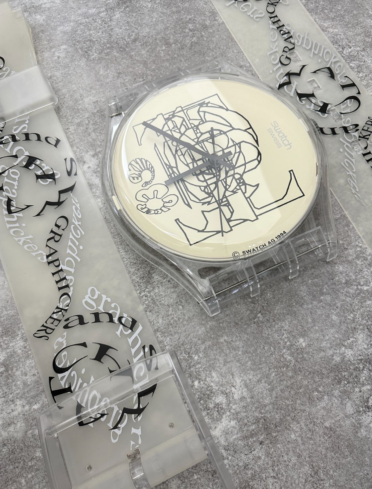 1994年製】swatch 立花ハジメ 特大サイズ スウォッチ - メルカリ