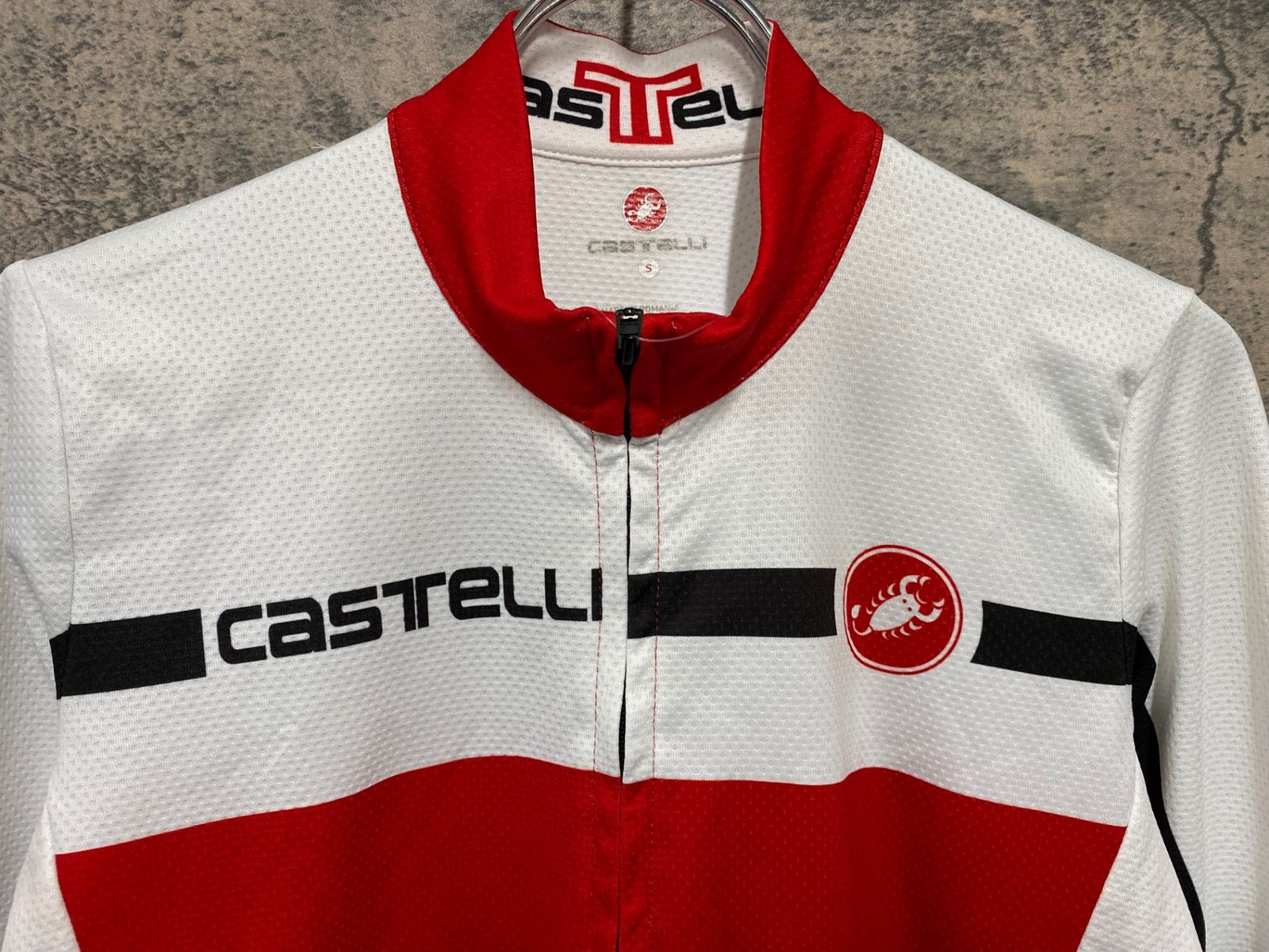 Castelli XL サイクルジャケット 長袖 黒赤白 Castelli ＜スーパーSALE＞早い者勝ち![14%OFF+4%CP有]【即納