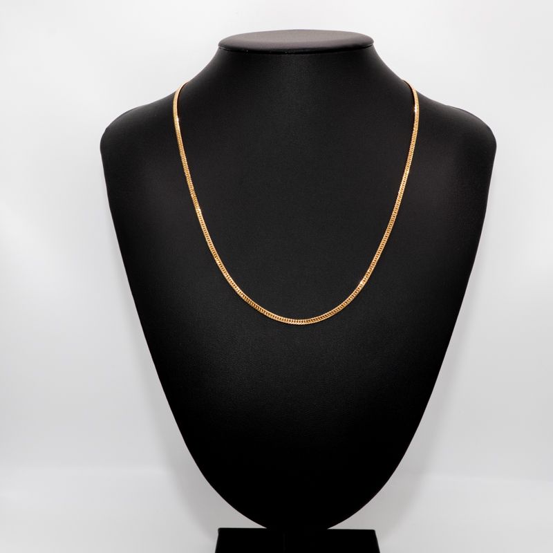 A K18 18金 喜平ネックレス 6面カットダブル 50cm 10g 造幣局刻印あり ホールマーク