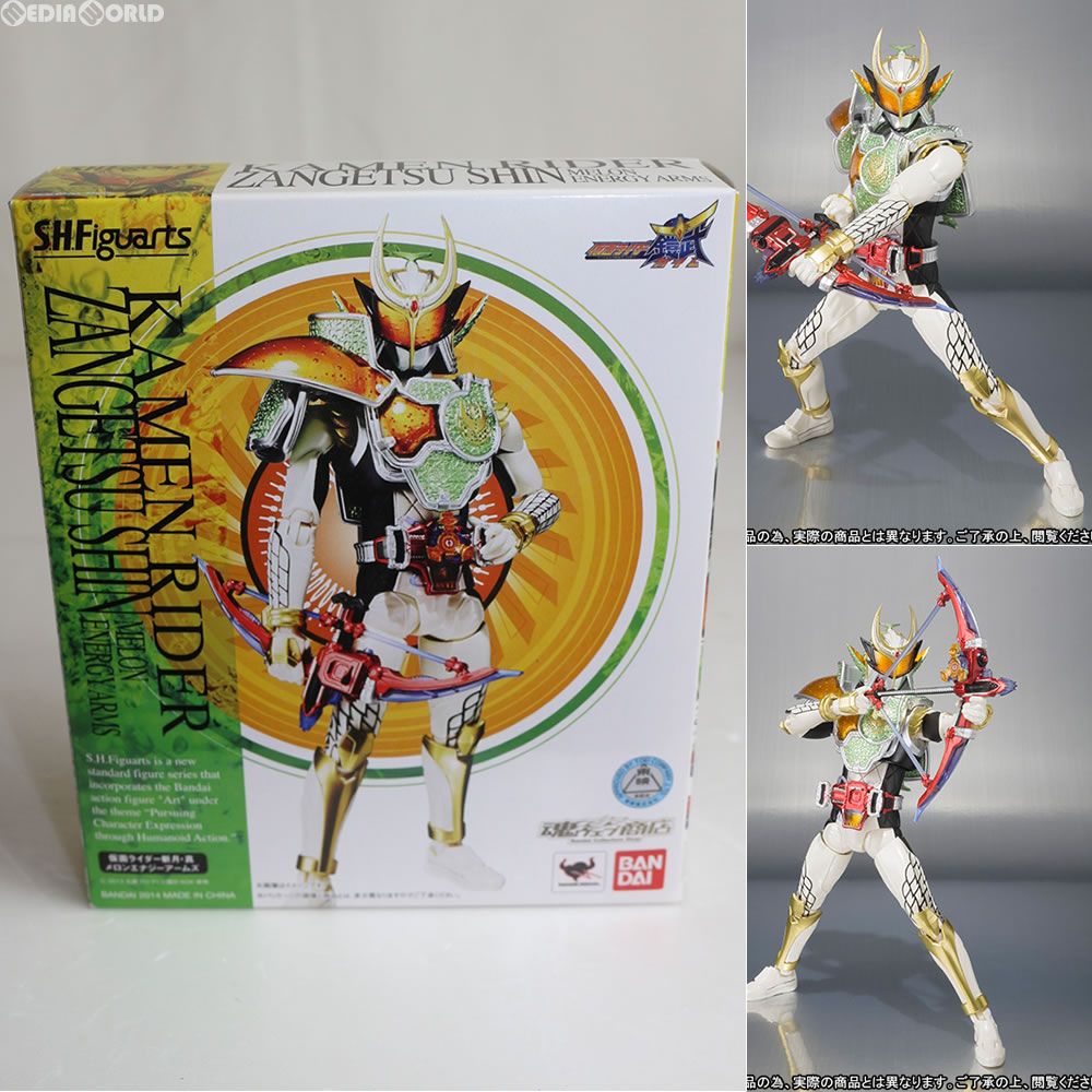 魂ウェブ商店限定 S.H.Figuarts(フィギュアーツ) 仮面ライダー斬月・真(ざんげつ・しん) メロンエナジーアームズ 仮面ライダー鎧武 完成品 可動フィギュア バンダイ