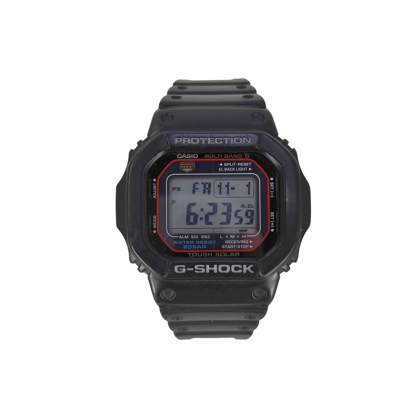 美品 CASIO G-SHOCK GW-M5600-1JF タフソーラー 電波受信 電波ソーラー 