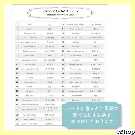 ソウルメイトからのメッセージ オラクルカードの意味 日本語 カード 占い 250 Amazon.co.jp: 【正規品】ソウルメイトからのメッセージ