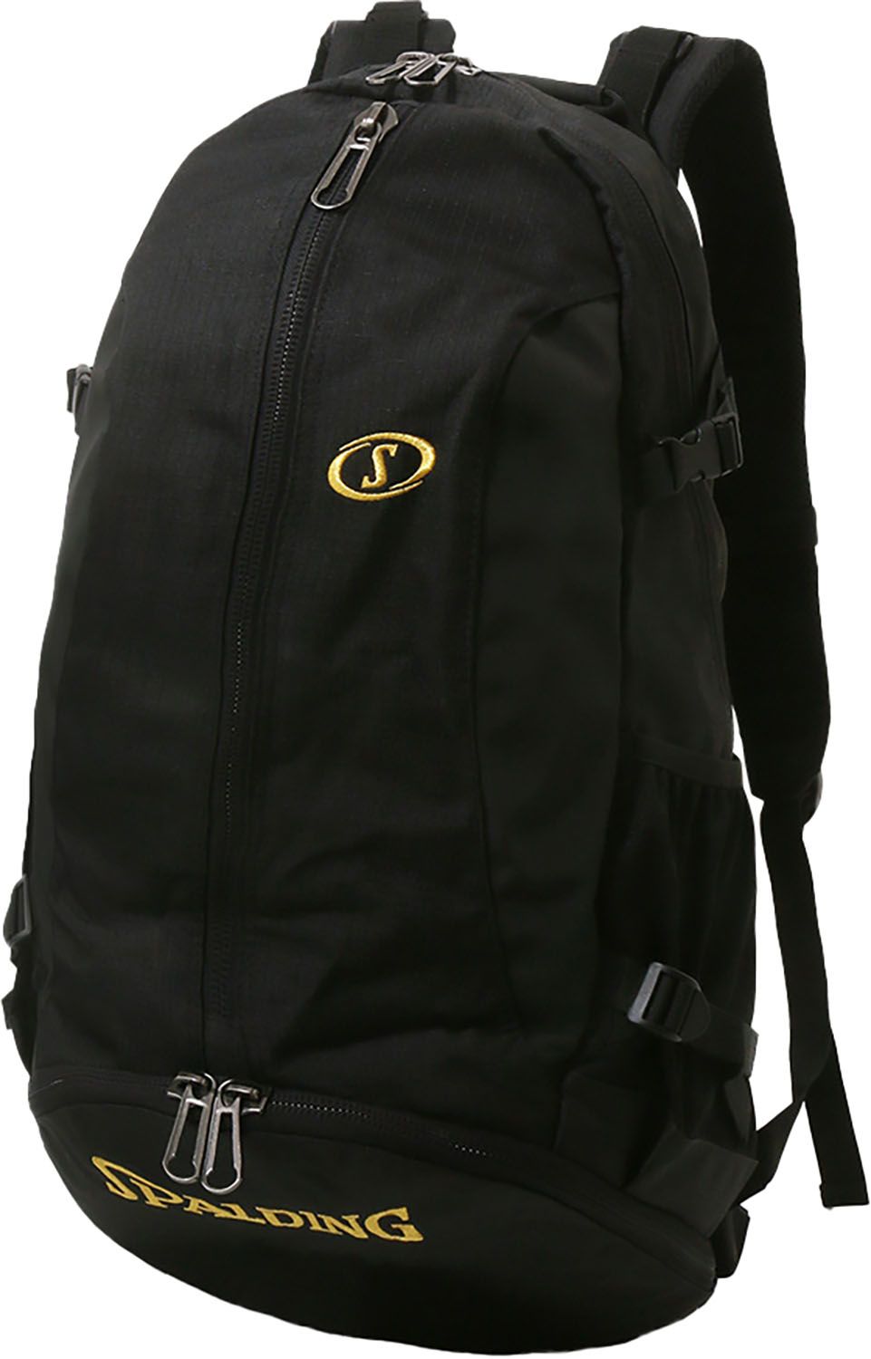 スポルディング バスケット ケイジャー cager ゴールド バックパック 40 007 GD リュックサック バスケ ボール収納 シューズ収納 大容量 室内球技 通学 部活 運動部 40007