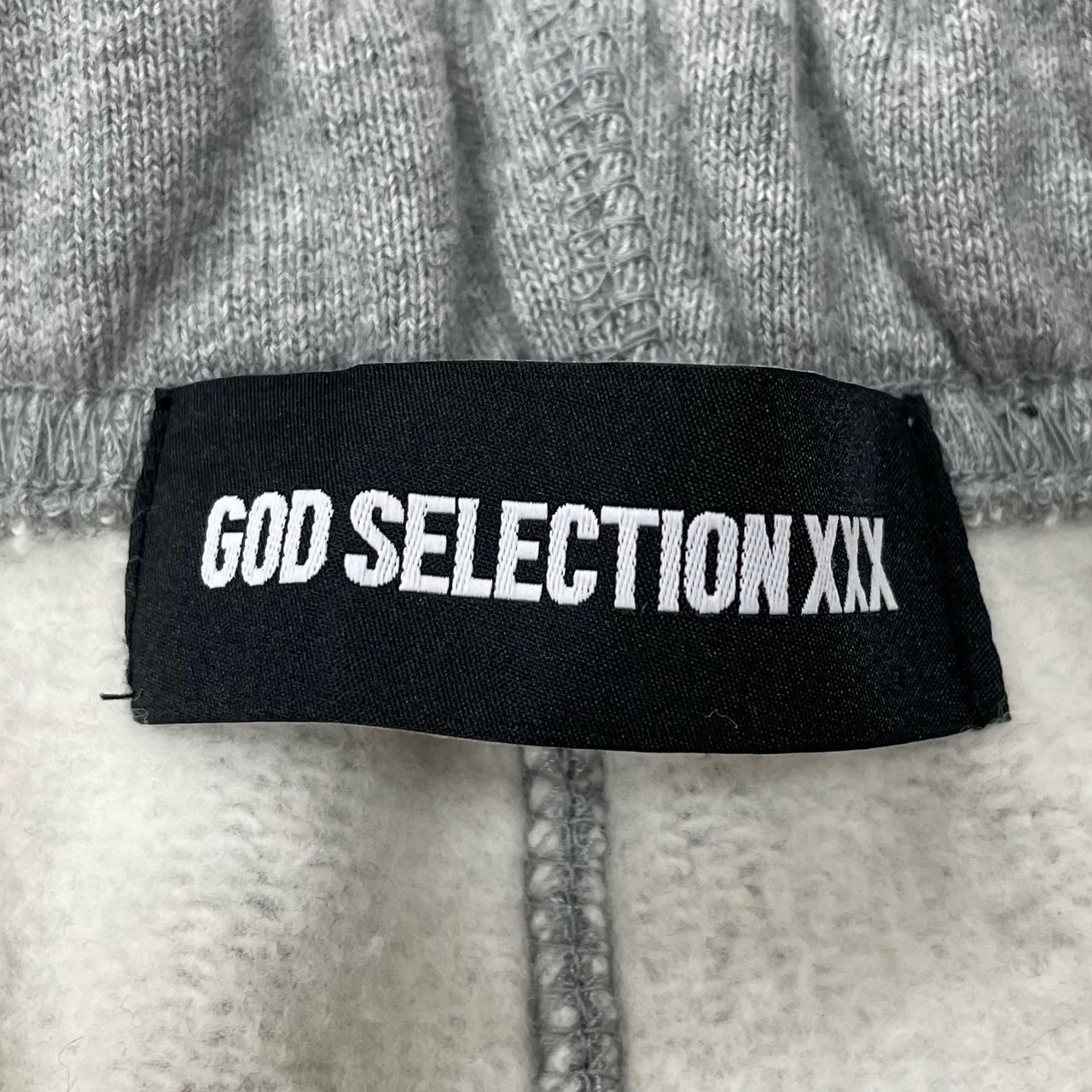 GOD SELECTION XXX 刺繍 リブ スウェットパンツ ゴッドセレクション L