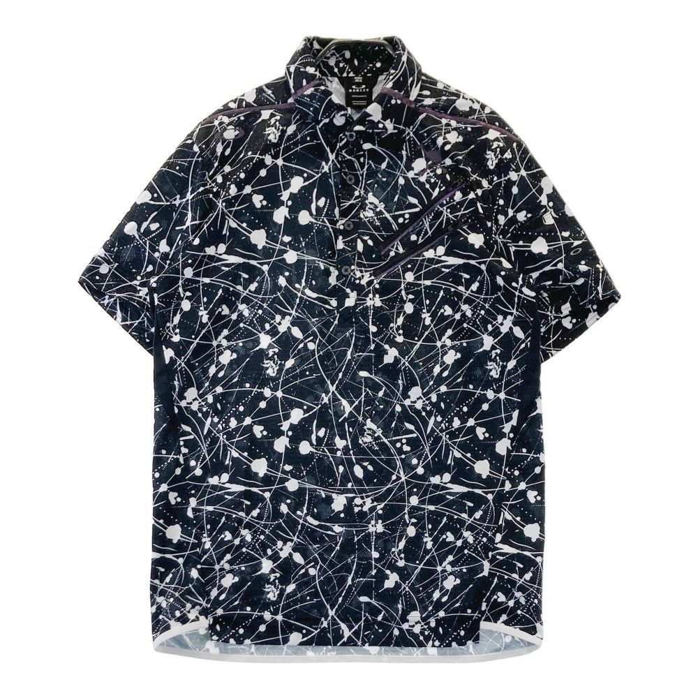 サイズ：XL OAKLEY オークリー ; 半袖ポロシャツ スカル 総柄