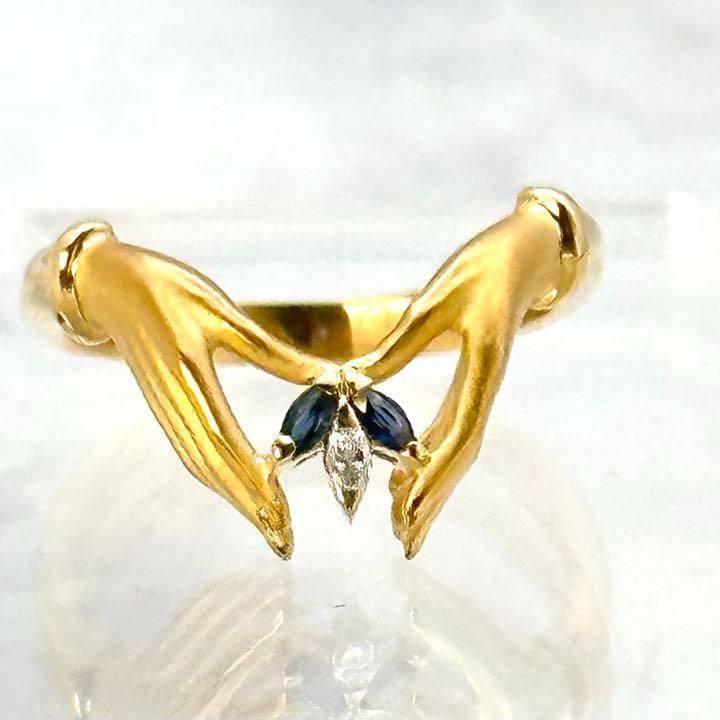 美品✨希少品 カレライカレラ リング 指輪 K18 ダイヤモンド 