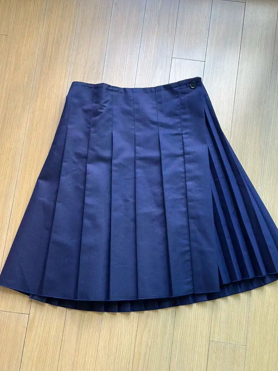 COS コス COS プリーツ ラップ スカート 32 サイズ ブラック ネイビー SIROKUMA-CORPORATION_COM