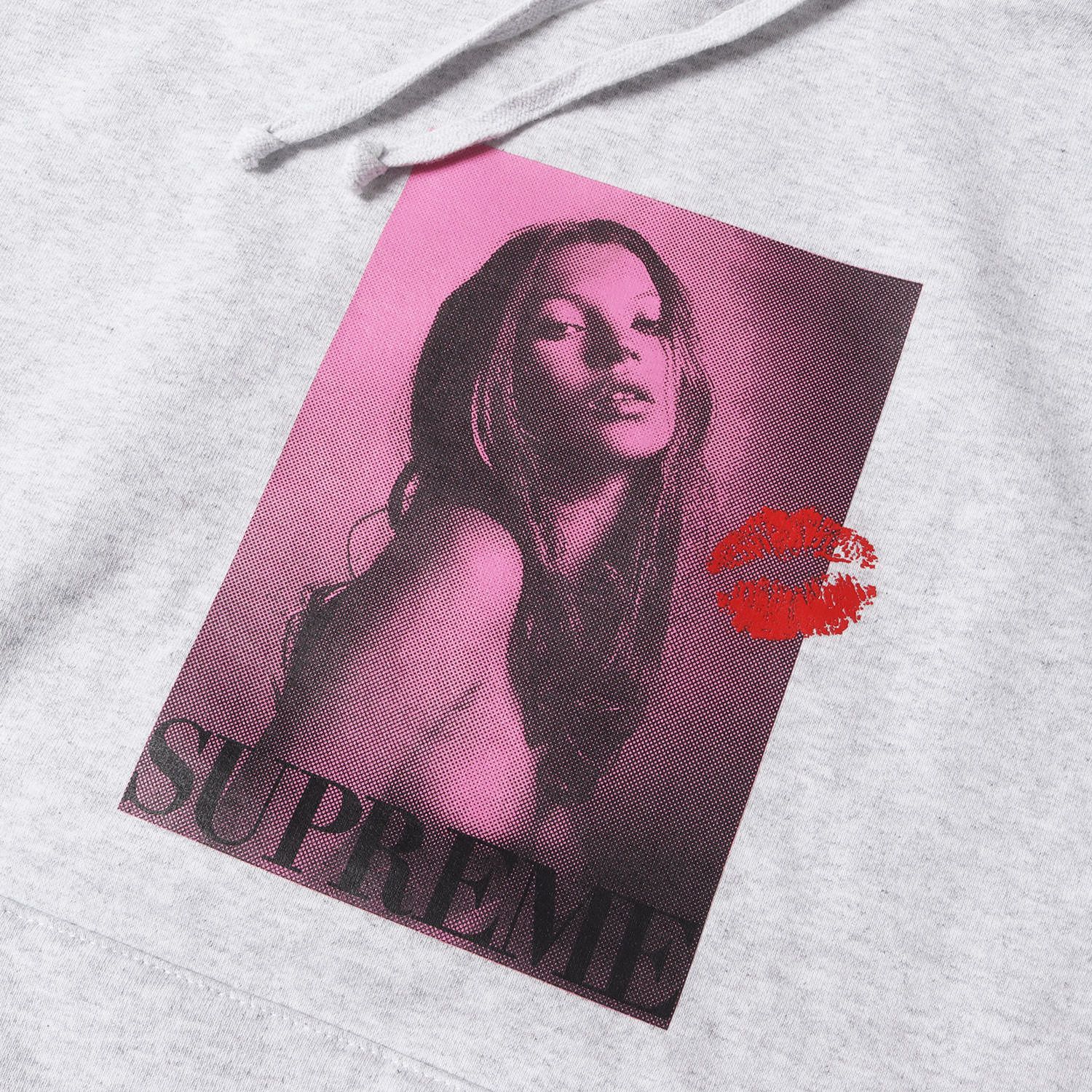 SUPREME ケイトモス グレー フーディ Supreme x Kate Moss フーディー パーカー グレー L - トップス