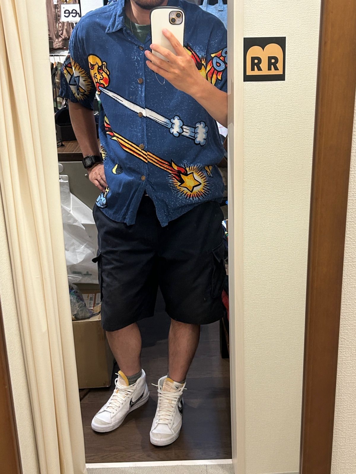 MAMBO LOUD SHIRTS マンボ 90s レトロ 宇宙 mamlo 半袖シャツ