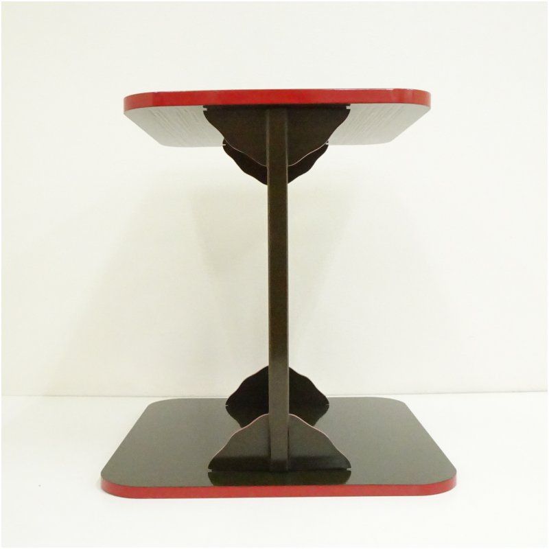 青漆塗四方棚 共箱