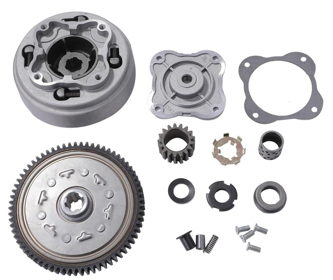 ホンダ 用 横型 エンジン 用 3枚 ディスク 強化 クラッチ ドリブンギア セット カブ ゴリラ ダックス ソロ マグナ モンキー DAX JAZZ 等 汎用 社外品 カスタム パーツ