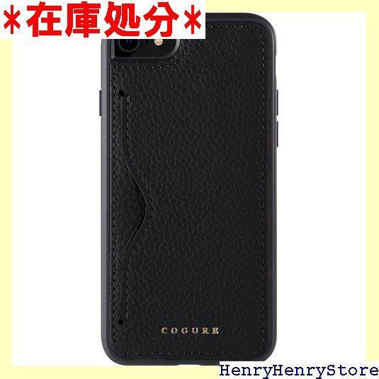 COGURE コグレ iPhone SE 第3|2世代 |8|7 ケース 本革 シュリンクカーフレザー カード入れ シンプル おしゃれ ギフトボックス付き COPC1 ブラック Black 1221