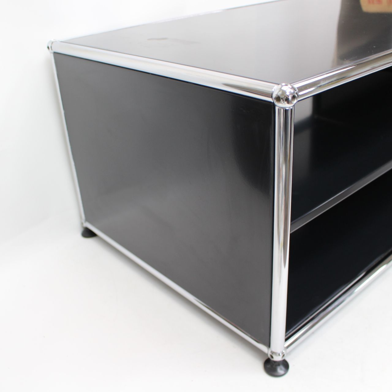 中古 USMハラー｜キャビネット テレビボード 2列1段 アントラサイト