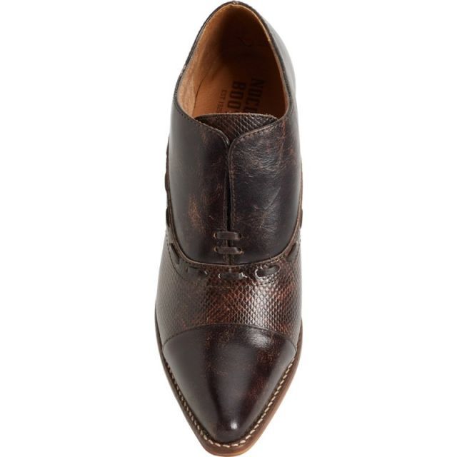 【送料無料】 ノコナ レディース ブーツ・レインブーツ シューズ Nocona Sherry Snake Print Western Booties - Snip Toe (For Women) Mocha Brown