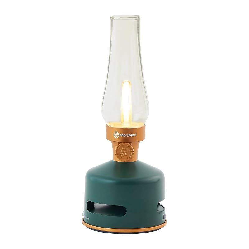 MoriMori LED Lantern Speaker S1 LED ランタンスピーカー S1 ORIGINAL GREEN ダークグリーン色 FLS-2101-DG 充電式 USB Type-C Bluetooth 5.1 IPX4 0