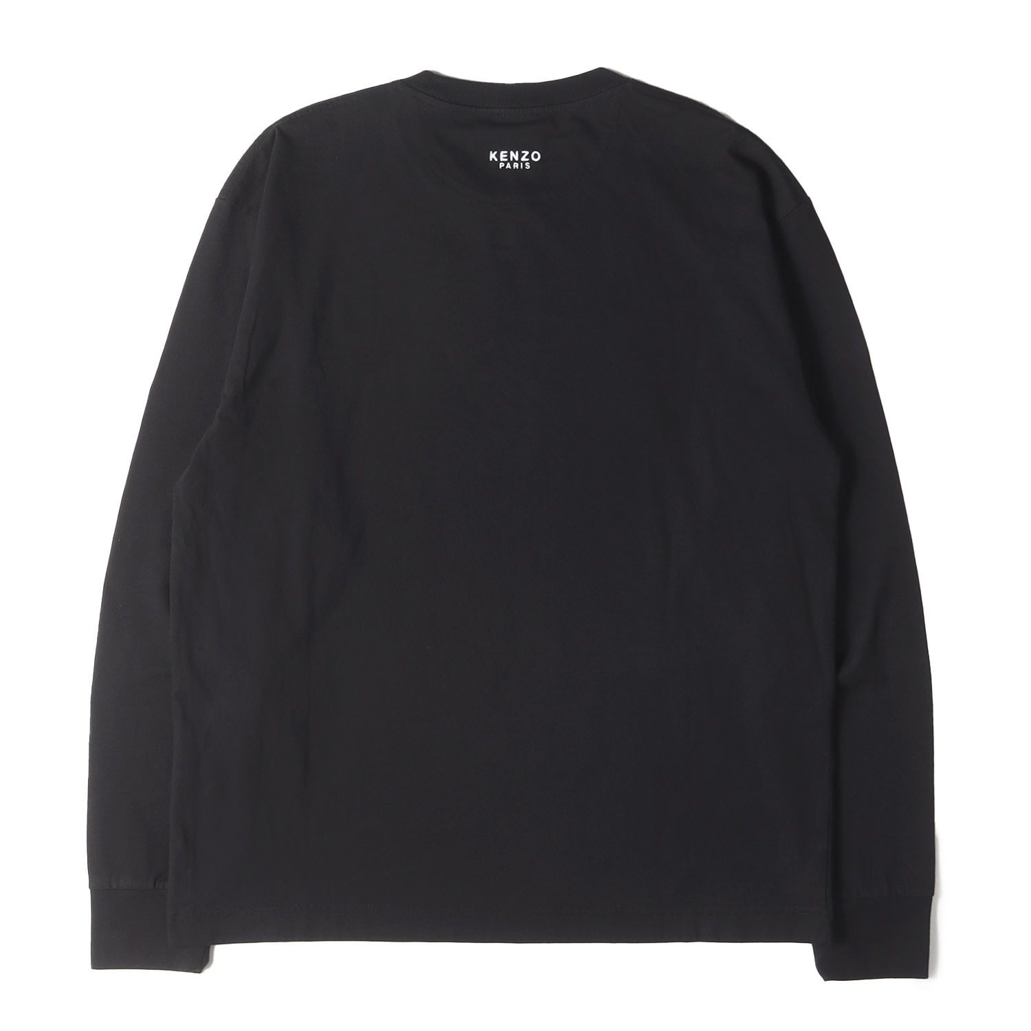 KENZO ラッキータイガー　ワンポイント　ロングスリーブTシャツ KENZO】'LUCKY TIGER' エンブロイド ロンクスリーブ Tシャツ