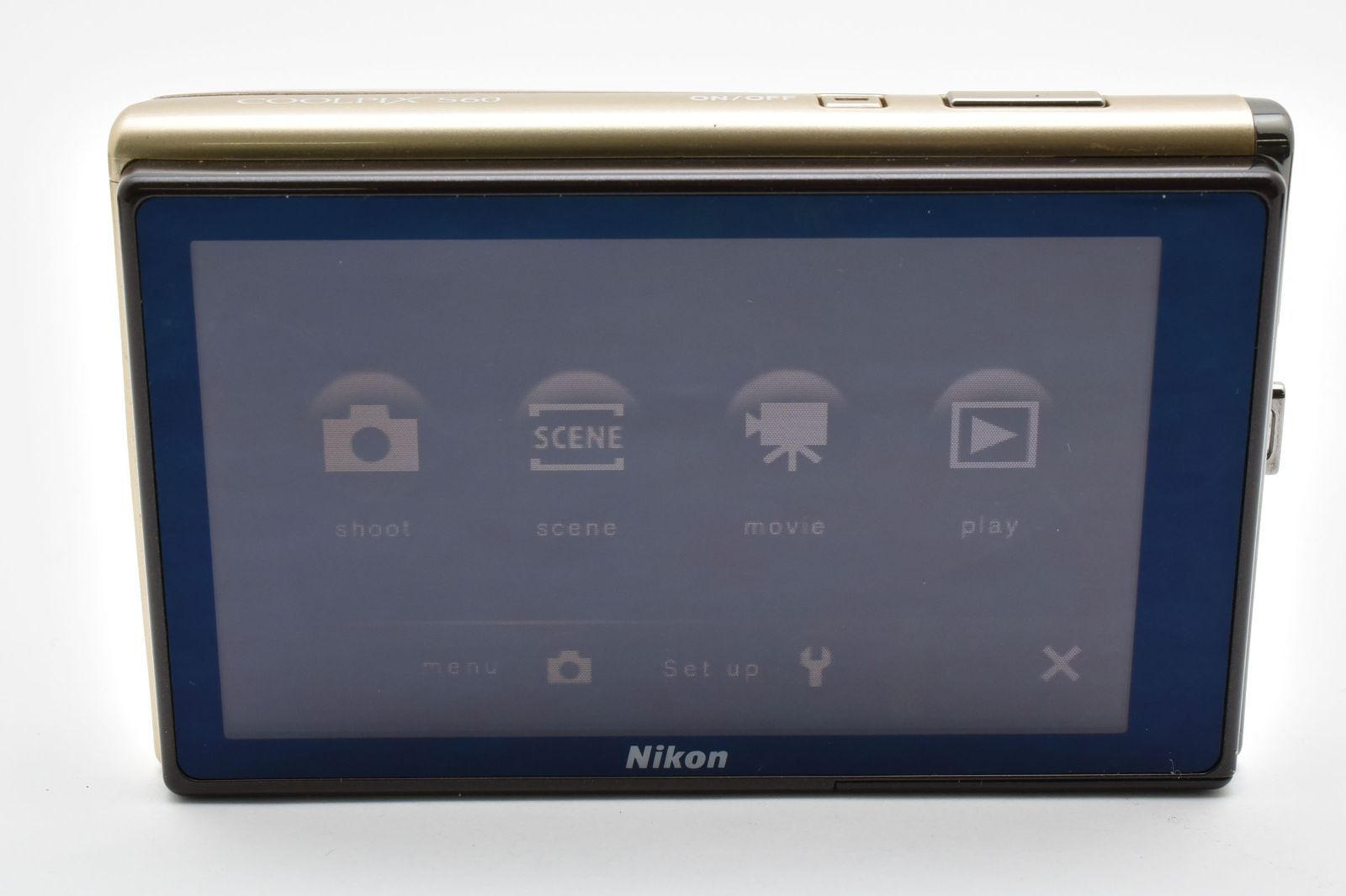 美品 動作品 Nikon COOLPIX S60 3.5型液晶 Nikon Coolpix S60 Digital Camera (Champagne Pink) 26132 B&H