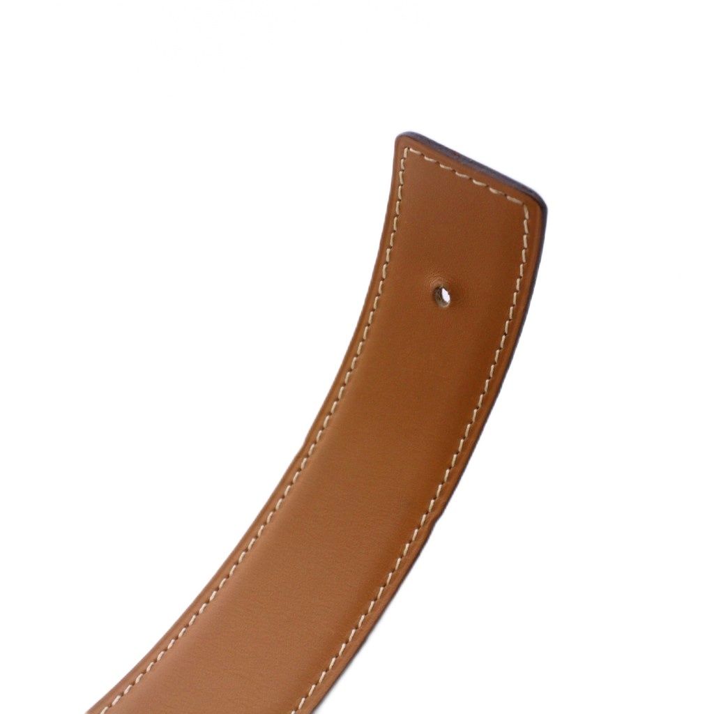  エルメス HERMES コンスタンス トゥアレグ レザーベルト 75 ブラウン I刻印 KH OH ベルト 小物
