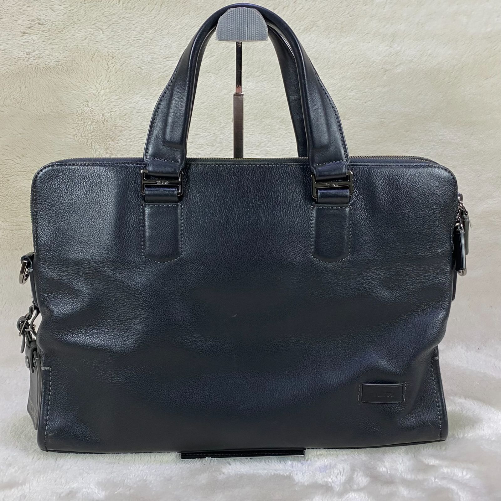 希少⭐︎トフアンドロードストーン ビジネスバッグ ネイビー デボネア トートレザー 希少⭐︎トフアンドロードストーン ビジネスバッグ ネイビー デボネア