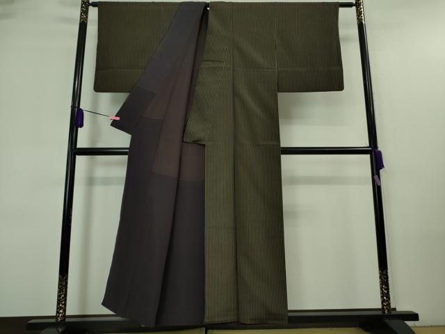 平和屋着物□極上 お召 縞 逸品 DZAA7553kh5 - メルカリ