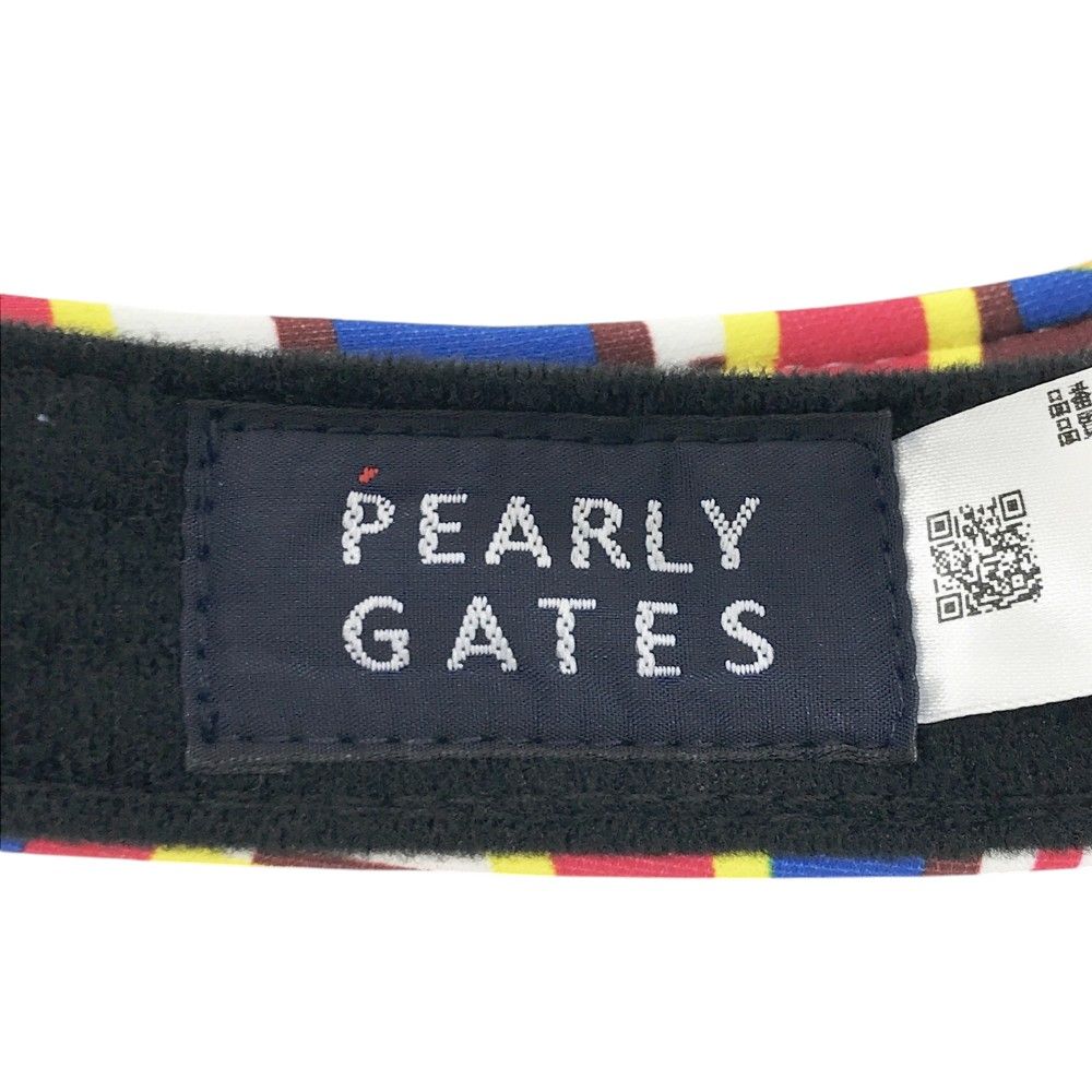 PEARLY GATES パーリーゲイツ モデル サンバイザー 総柄 ホワイト系 FR 240101467034 ゴルフウェア ストスト WHITEMONARCHHOTEL_COM