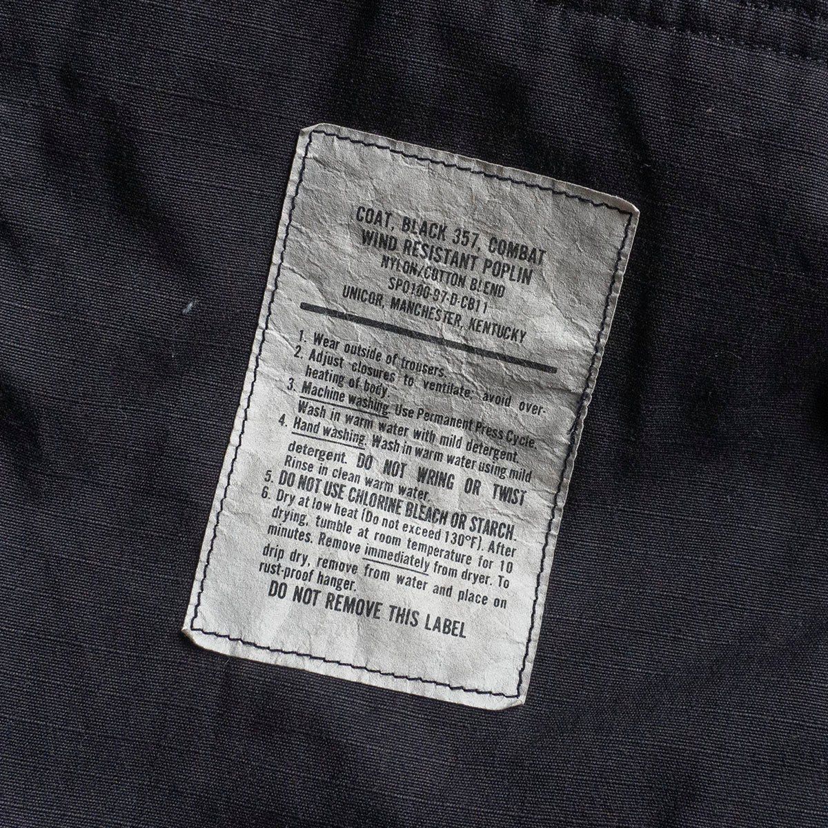 90's 97年製　US Military BDU 357 ジャケット　ミリタリー　ビンテージ　シャツ　Navy Army A-2 N-1 No，2 US ARMY BDU BLACK357 CARGO PANTS 実物 Deadstock 90s US Military