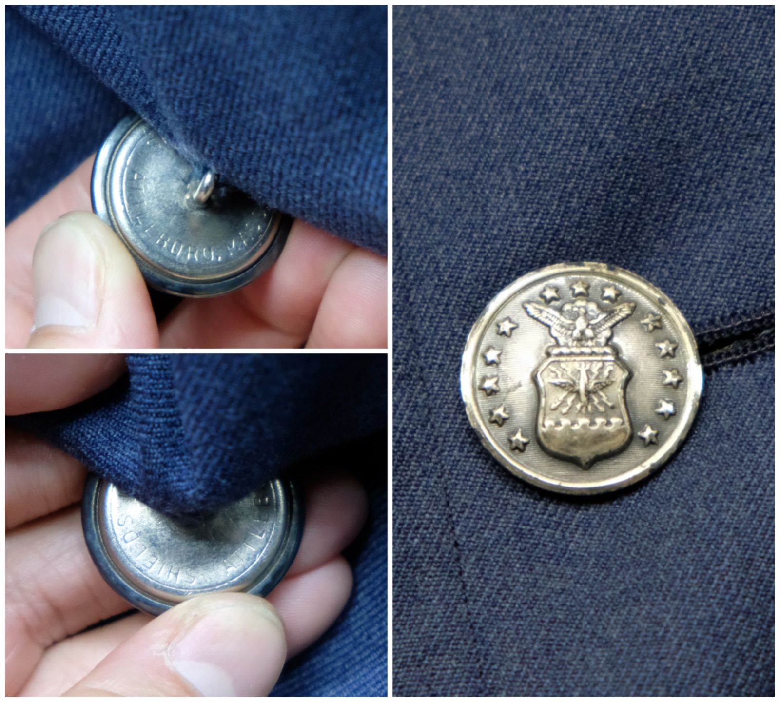 USAF コート 1976 USAF AIR FORCE DRESS BLUE UNIFORM JACKET COAT TROPICAL