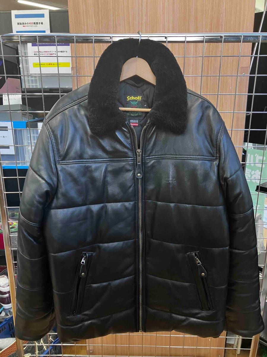Supreme x Schott/シュプリーム/ショット/Shearling Collar Leather