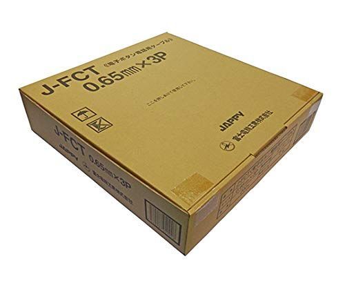Size 導体系×対数 0.65㎜×3P JAPPY 電子ボタン電話用ケーブル J-FCT 0.65 MMX 3P